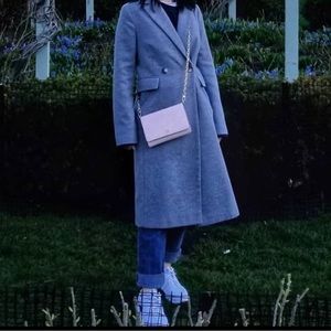 Wool blend coat